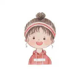  临摹素材萌萌的水彩小头像