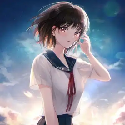  唐崎夜雨唯美二次元萝莉头像