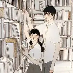  甜齁的情侣插画,看得人脸红心跳想恋爱网友呵,这该死的爱情