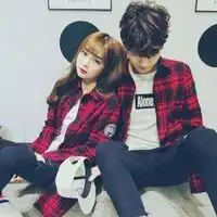  韩国卡通情侣头像跟你浪陪我疯意境情侣头像大全