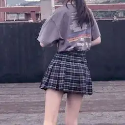  优质女头部位小短裙真人学生下半身超清头像