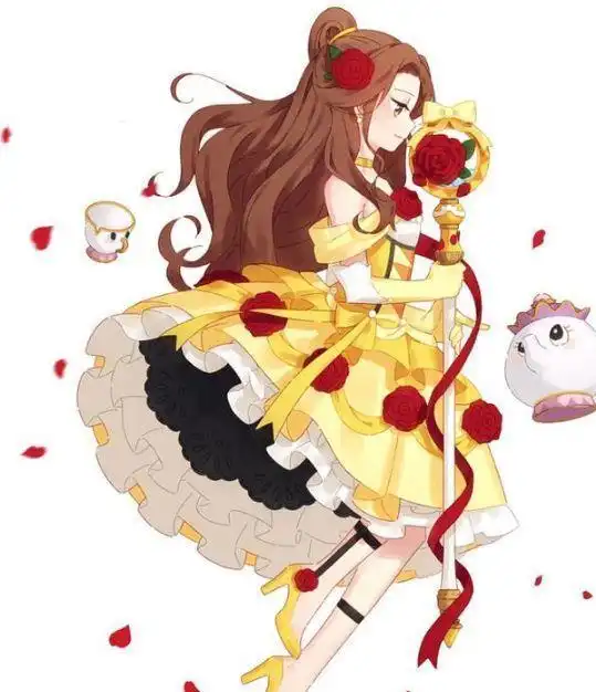  当迪士尼公主变成巴啦啦小魔仙,贝儿公主高贵,爱丽儿很活泼