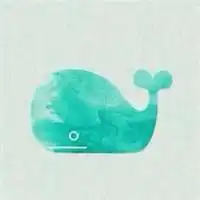  卡通版简约头像冷色调手绘一丝淡然淡弃我几曲情