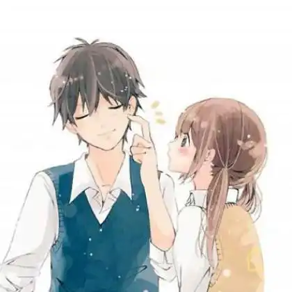  不会撞头像的情头动漫图片,羡慕她的漂亮