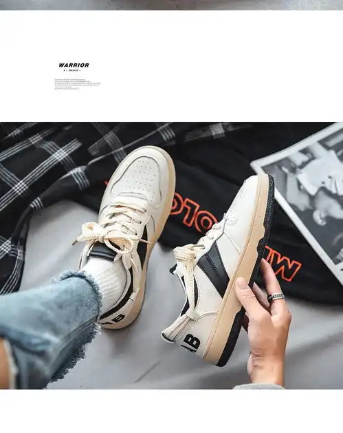  卓纪男鞋2022春秋新款情侣鞋女潮流百搭休闲板鞋复古经典小白鞋防臭透气潮鞋