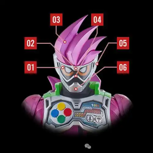  假面骑士exaid动作玩家lv.2身体结构揭秘患者的命运由我来改变