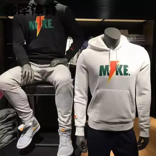  原单正品aj乔丹佳得乐运动加绒加厚卫衣情侣入