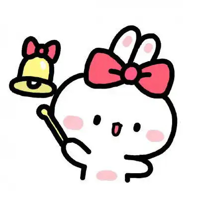  简约头像女生手绘可爱白底简约小清新头像