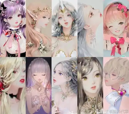  板绘大佬那些仙气逼人的仙女作品,色调超级棒