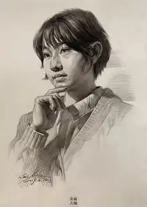  素描头像如何取得高分韦琳