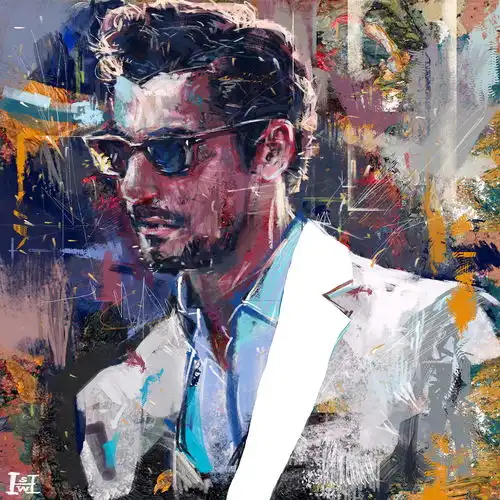  有力的笔触seungwonhong画笔下的时尚男性