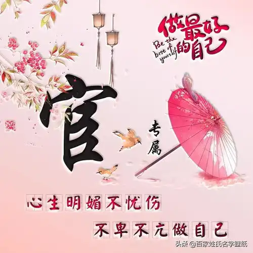  你的微信头像该换一换了,做最好的自己,古风姓氏头像壁纸