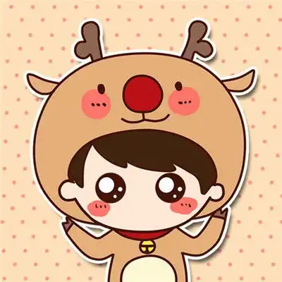  可爱创意圣诞情侣头像超萌小红帽圣诞头像