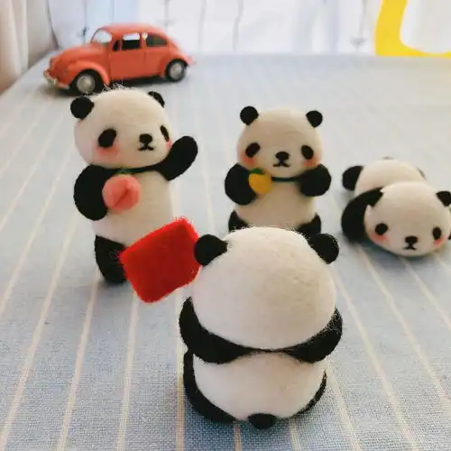  今天是自己做的熊猫宝宝