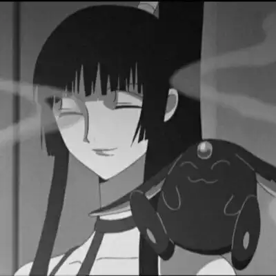  二次元黑白高冷女头像丧系动漫女头一组