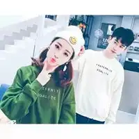  白边情侣头像一左一右白边两人一对的情侣头像