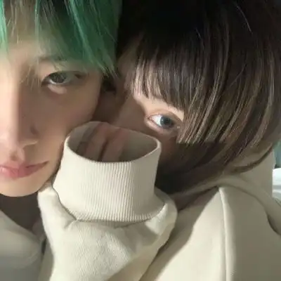  祁宋ins唯美恩爱真人情头一对情侣头像我要个性网