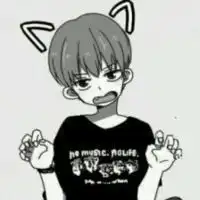  求一对qq黑白情侣动漫头像