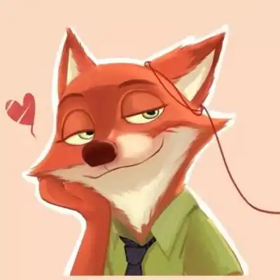  疯狂动物城情侣头像狐尼克和兔朱迪cp情头