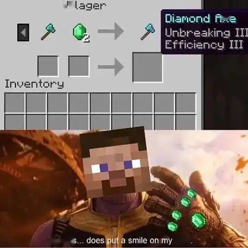  我的世界7张玩家自制的mc趣图,据说最后一张只有男孩子才懂