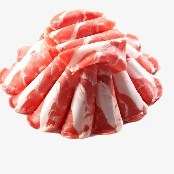  圆形羊肉拼盘创意素材羊肉卷素材