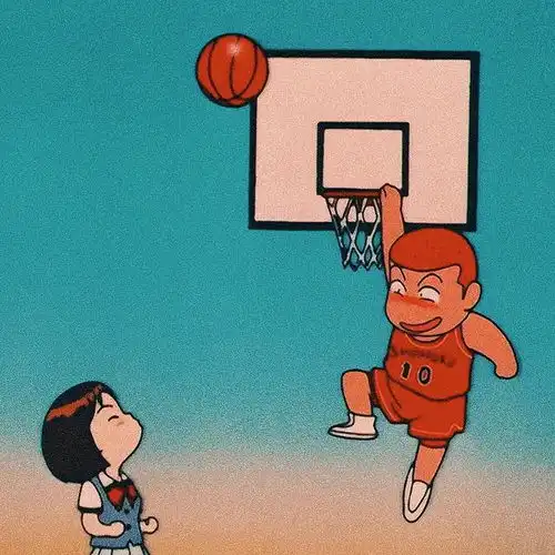  头像让你看看什么叫做灌篮高手,哈哈