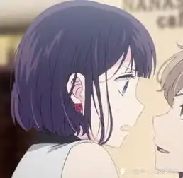  齁甜二次元情侣头像执手相看泪眼,竟无语凝噎