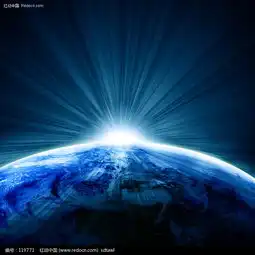  地球上四射的光芒图片免费下载红动网