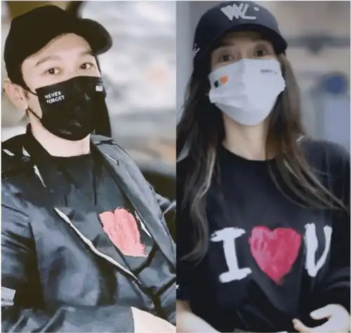  依旧是模范夫妻baby出席活动秀山东话,黄晓明戴情侣戒指