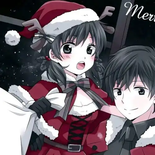  适合圣诞节用的情侣头像