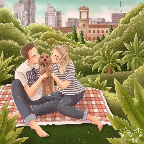  甜到牙疼,这对情侣间的羞羞日常,真的太刺激,网友又想骗我谈恋爱