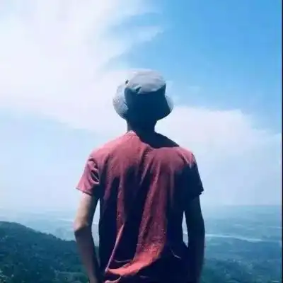  清新唯美情侣头像背影系列