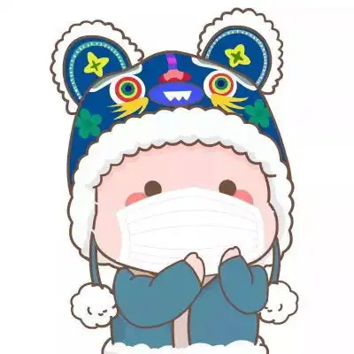  口罩情侣头像一对两张动漫二次元口戴口罩的情侣头像一对