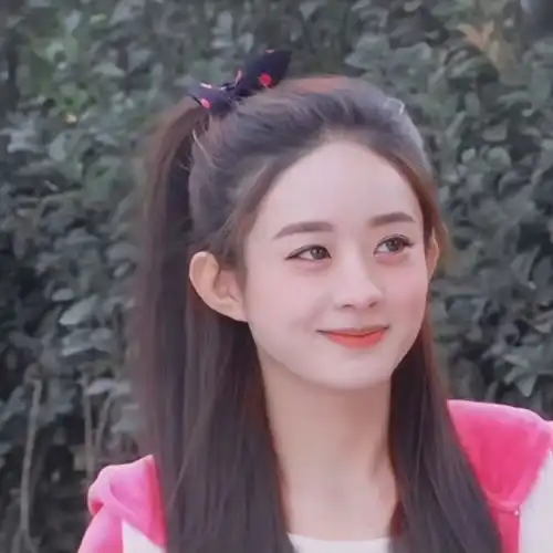 真人女头赵丽颖头像合集