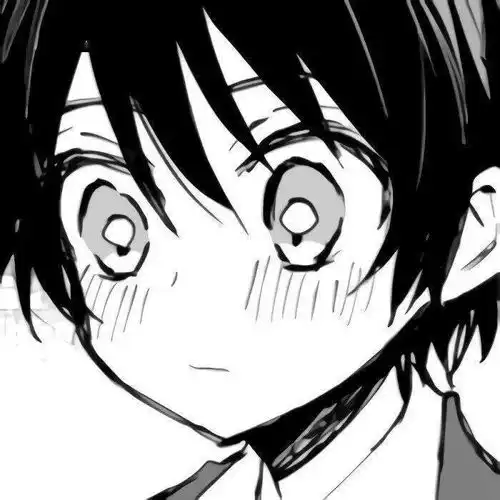  动漫头像敲多男女生黑白漫画风头像,爱不释手吖