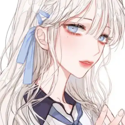  女生二次元头像高冷霸气酷酷的二次元照片头像