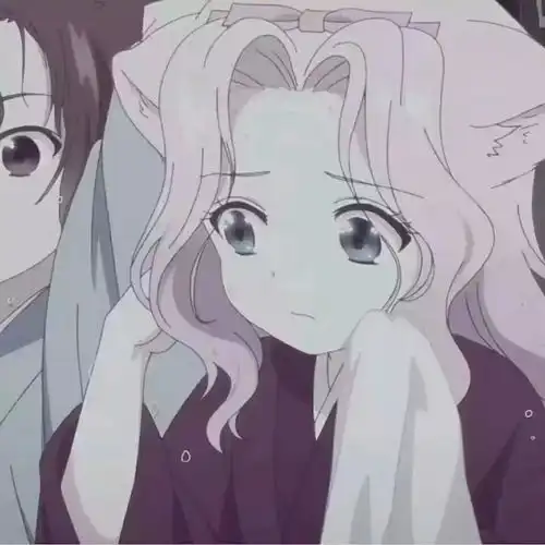  动漫情侣头像让我与你相遇