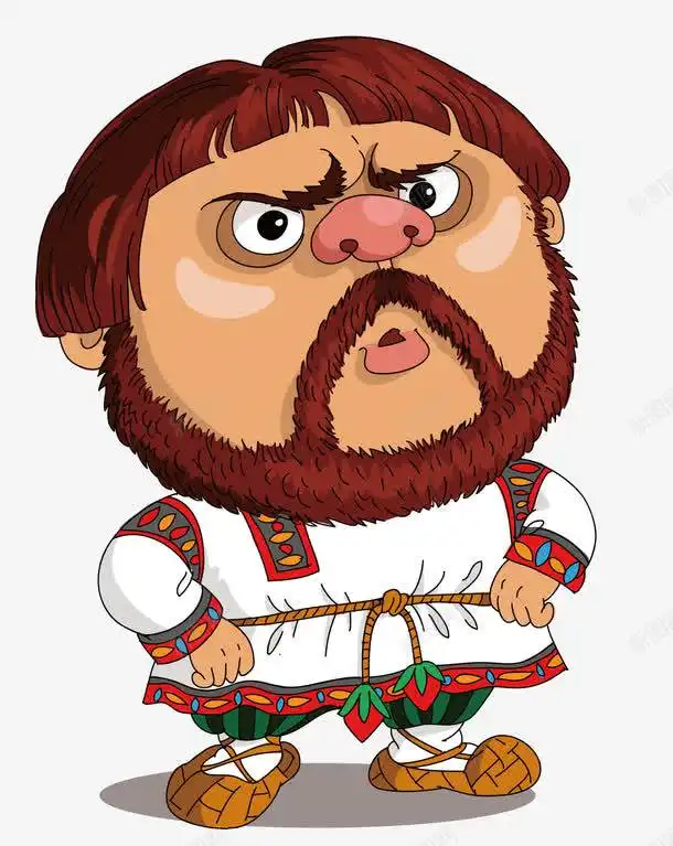  大胡子男人平面电商创意素材人物素材素材