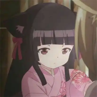 动漫女生头像可爱呆萌,彩色便添了亮丽的色彩