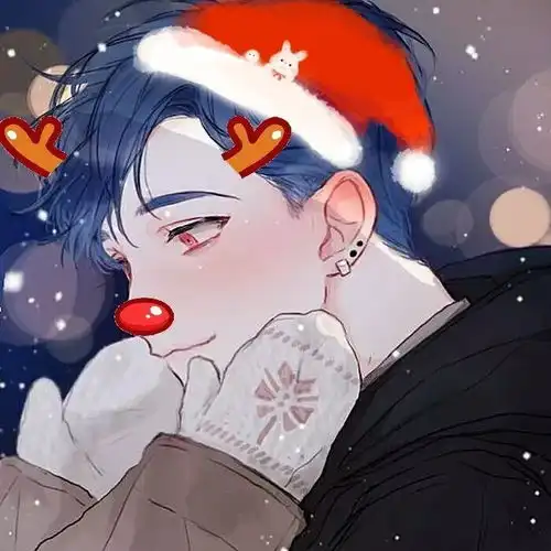  圣诞头像最好的圣诞礼物是你