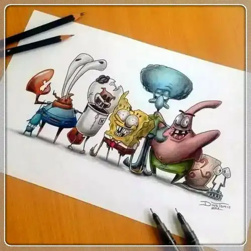  大佬手绘黑暗动画片,汤姆变身丧尸猫,维尼成了破娃娃