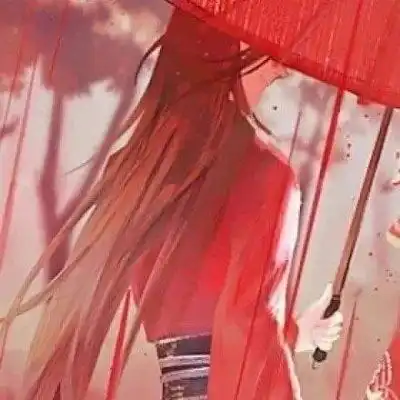  动漫情侣头像古风穿嫁衣追求简单的小生活