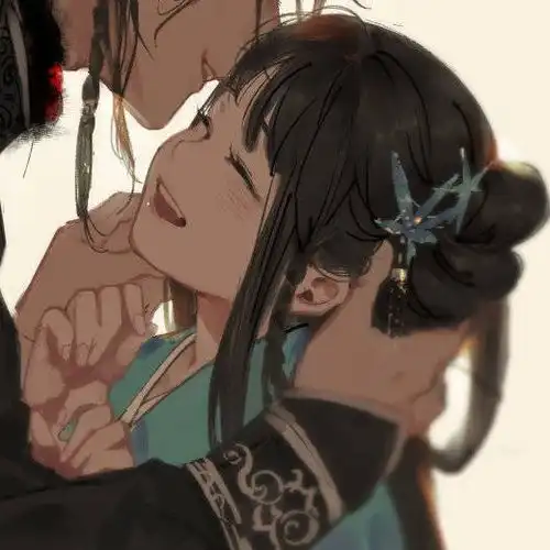  古风情侣头像小众情头