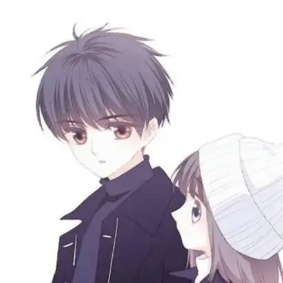  高清怦然心动双人动漫情侣头像图片