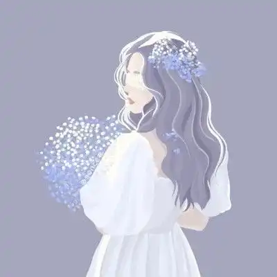  情侣头像鲜花予你才浪漫,余生有你足够