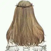 头戴花环唯美背影图片微信头像图片大全