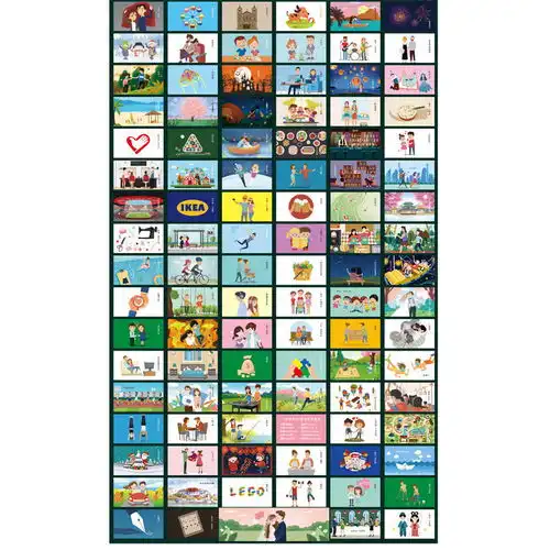  情侣必做100件事恋爱一百件小事夫妻之间一起要做的抖音打卡游戏