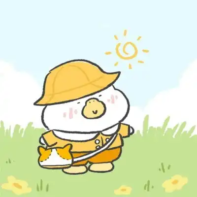  可爱简约卡通情侣一对,萌萌的快乐的开心的