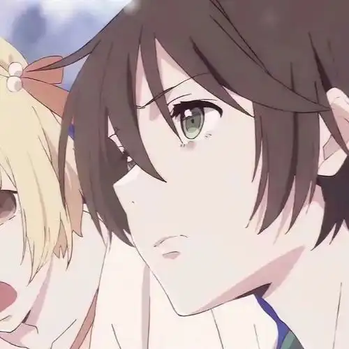  动漫情侣头像满眼醉意,山河皆你