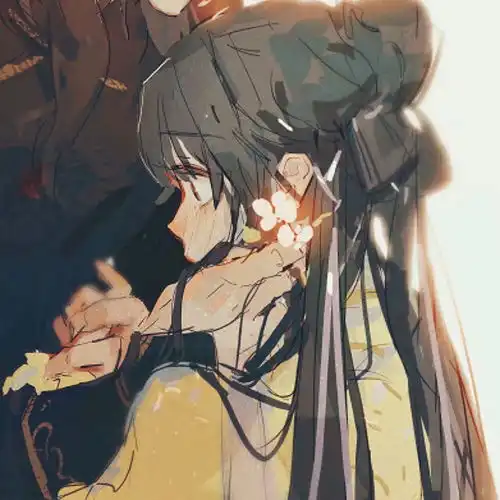 情侣闺蜜基友百合动漫头像
